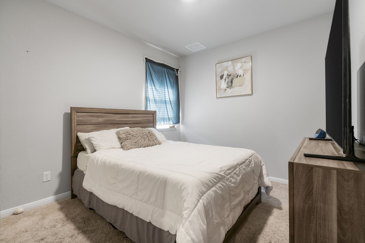 212 Apache Plum Drive Kyle, TX 78640 - Photo 17 of 21 Bedroom with carpet flooring and baseboards