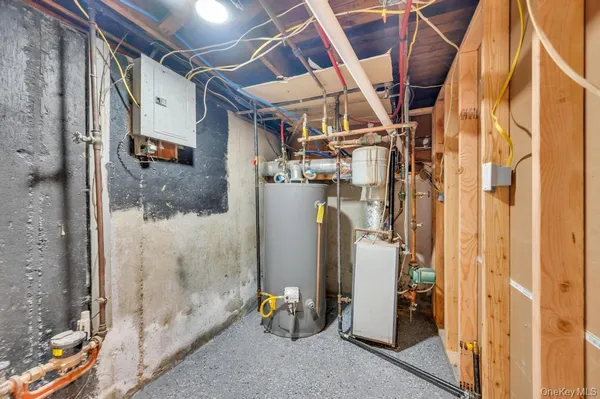 a view of storage and utility room