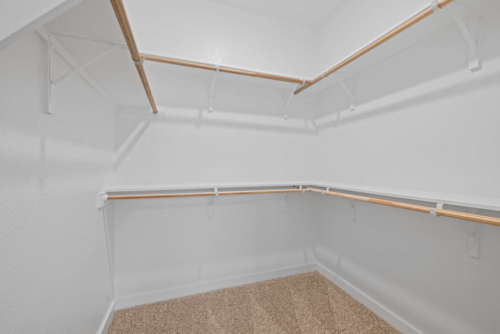 309 Barton Run Drive Georgetown, TX 78628 - Photo 17 of 35 Walk in closet featuring light carpet