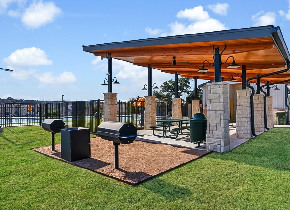 309 Barton Run Drive Georgetown, TX 78628 - Photo 32 of 35 Surrounding community with a patio