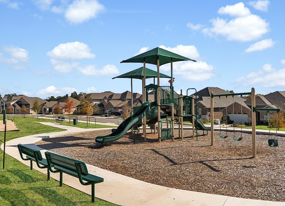 309 Barton Run Drive Georgetown, TX 78628 - Photo 33 of 35 Community playground with a residential view
