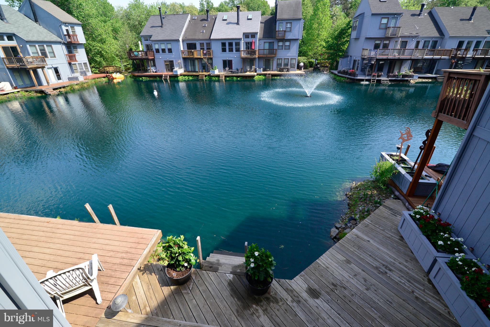 11149 Timberhead Court Reston, VA 20191 - Photo 16 of 30 View of the water from the balcony.