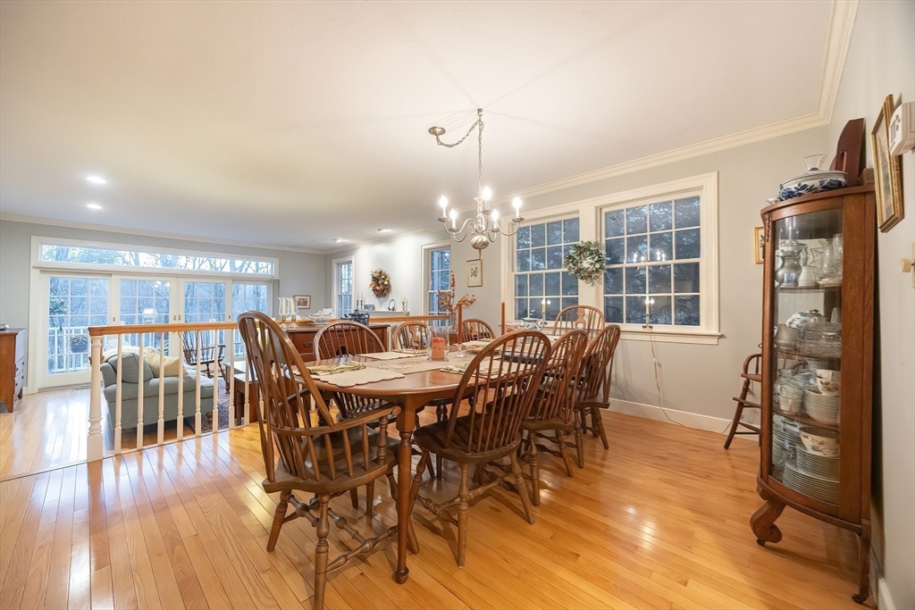 12 Highcroft Way, Unit 12 Hopkinton, MA 01748 - Photo 17 of 37 a dining room with furniture window and wooden floor