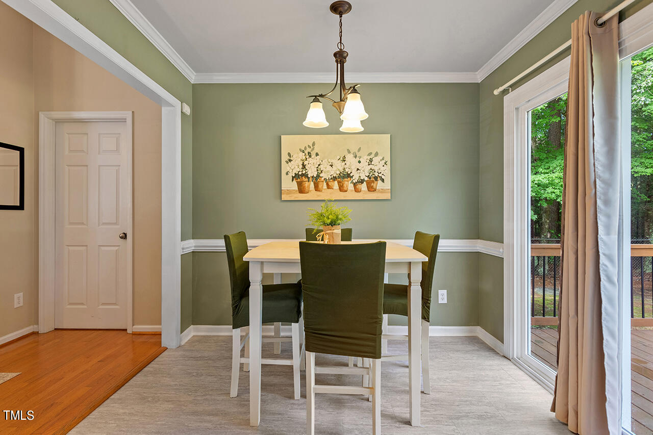 2001 Eagle View Drive Wendell, NC 27591 - Photo 15 of 33 a view of a dining room with furniture window and outside view