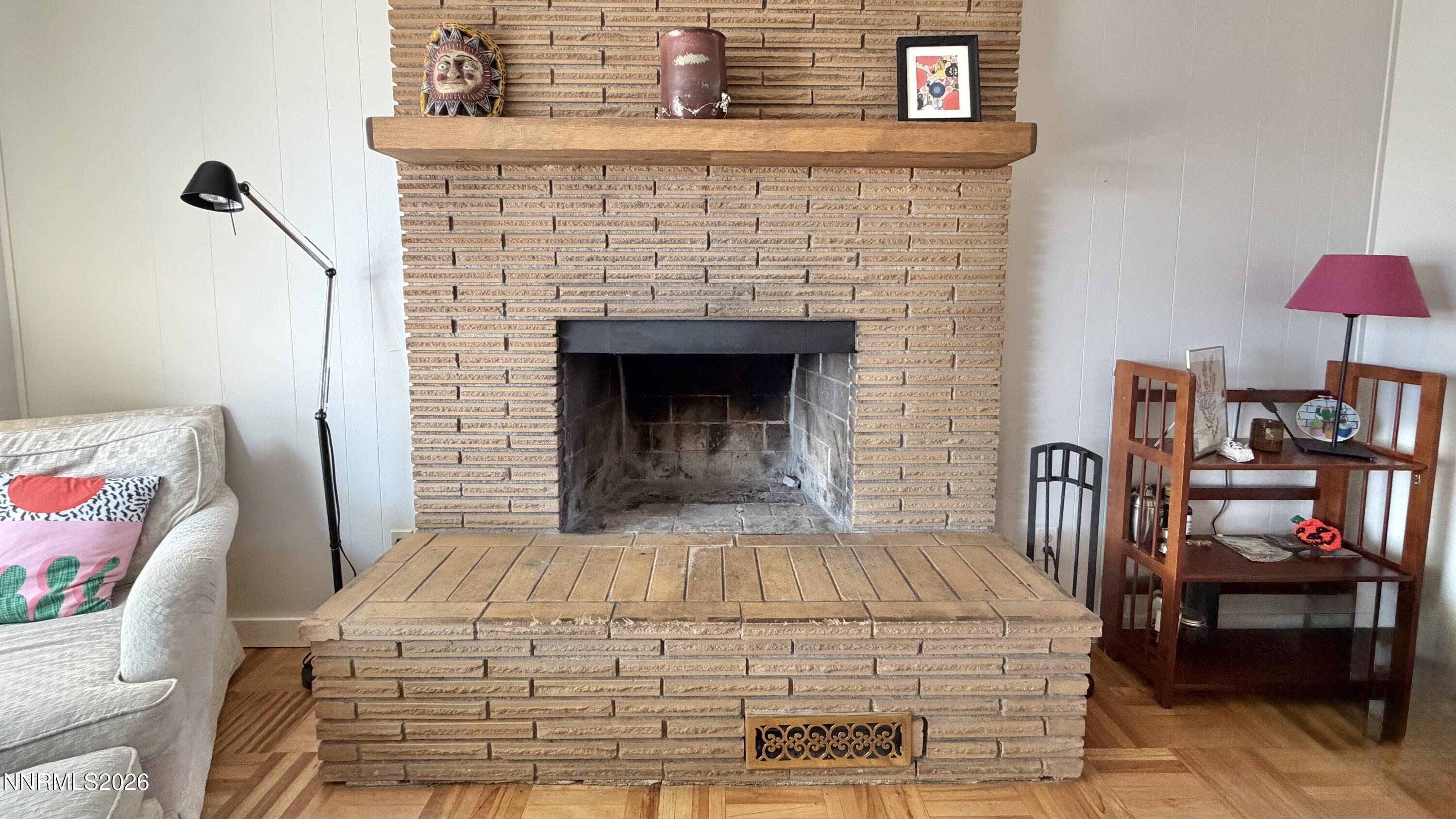 525 East Taylor Street Reno, NV 89502 - Photo 20 of 30 a bedroom with a bed and a fireplace