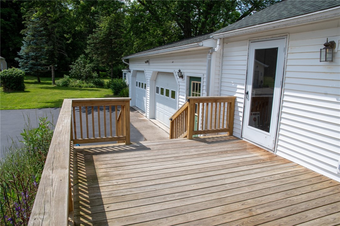 55 North Maple Street Warsaw, NY 14569 - Photo 26 of 33 Side deck