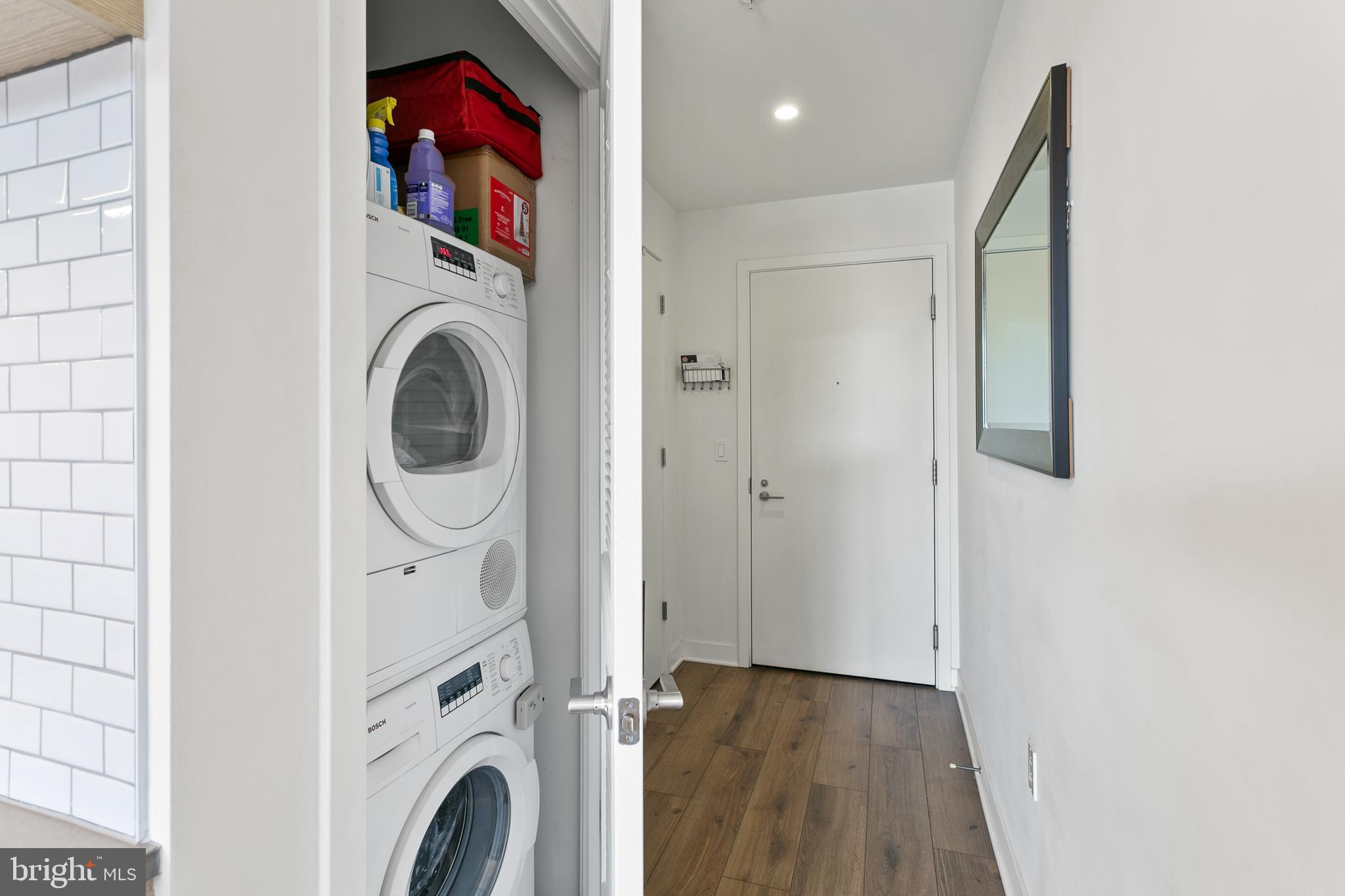 2030 8th Street Northwest, Unit 209 Washington, DC 20001 - Photo 18 of 29 In-unit washer and dryer