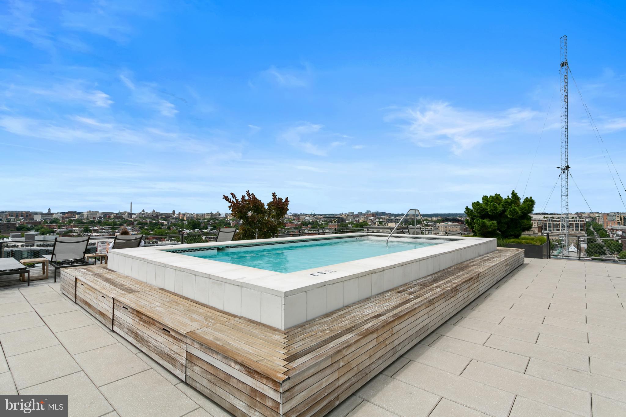 2030 8th Street Northwest, Unit 209 Washington, DC 20001 - Photo 20 of 29 Rooftop Pool