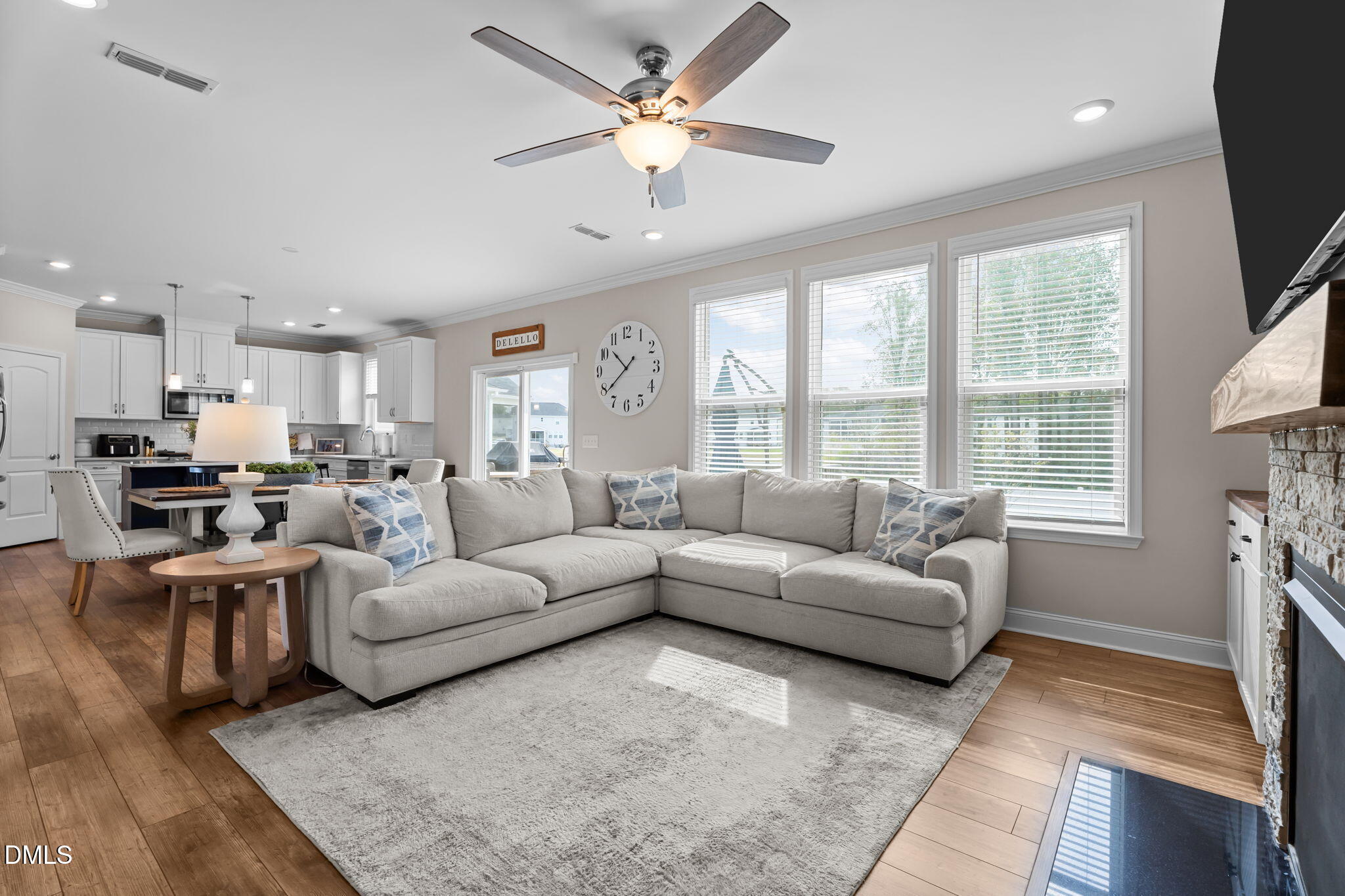 145 Shadowdale Lane Rolesville, NC 27571 - Photo 13 of 43 a living room with furniture and a large window