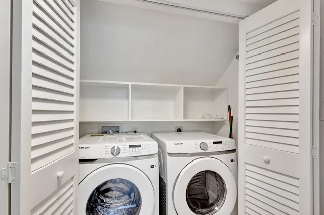a view of storage and utility room