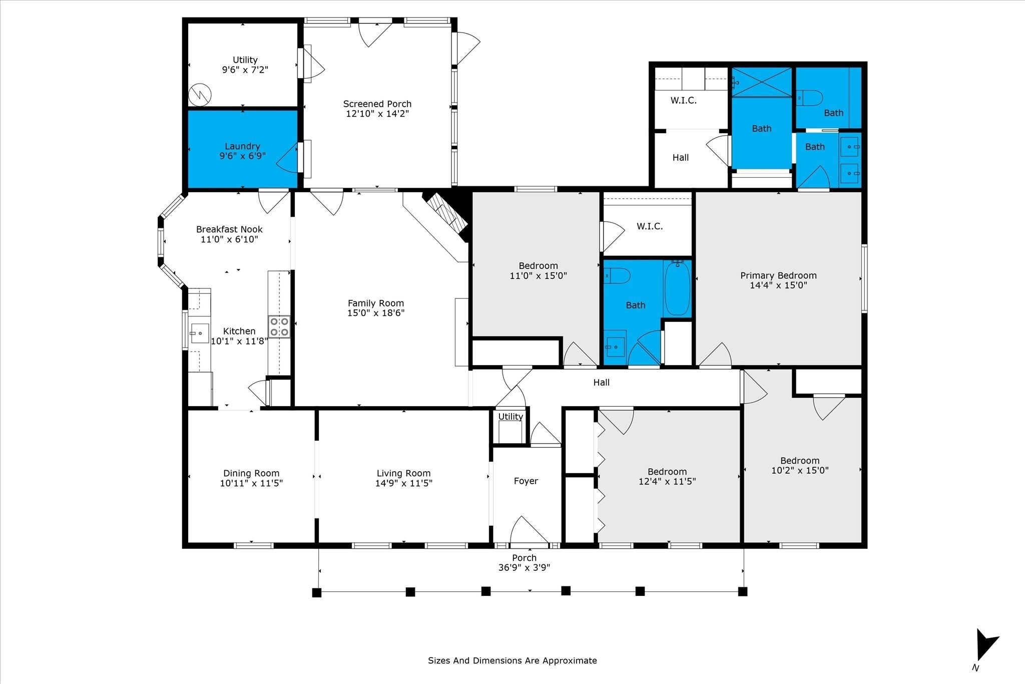3655 Claridge Road South Mobile, AL 36608 - Photo 32 of 32 View of floor plan / room layout