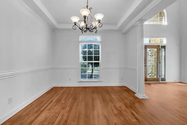 a view of an empty room