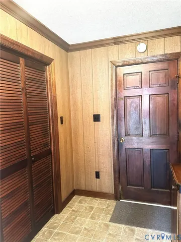 a view of a door of the house