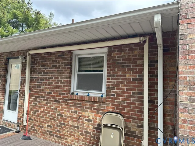 an outdoor space with patio