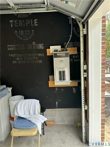 a view of a chairs and tables in patio