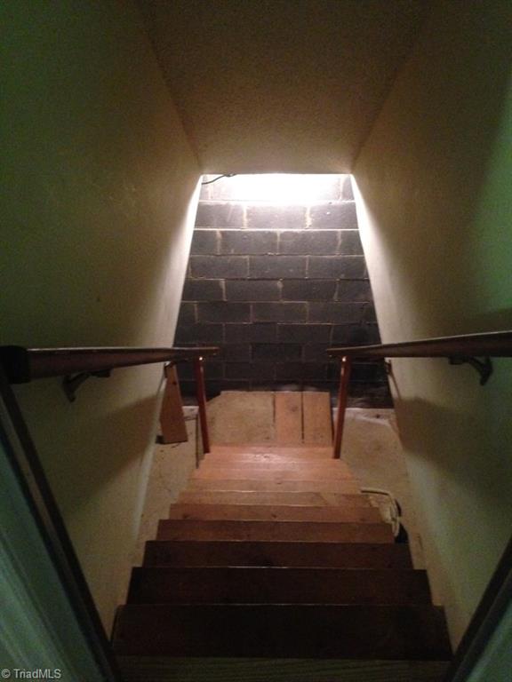 177 Boone Gap Road Boomer, NC 28606 - Photo 13 of 26 Inside Stairs to Basement