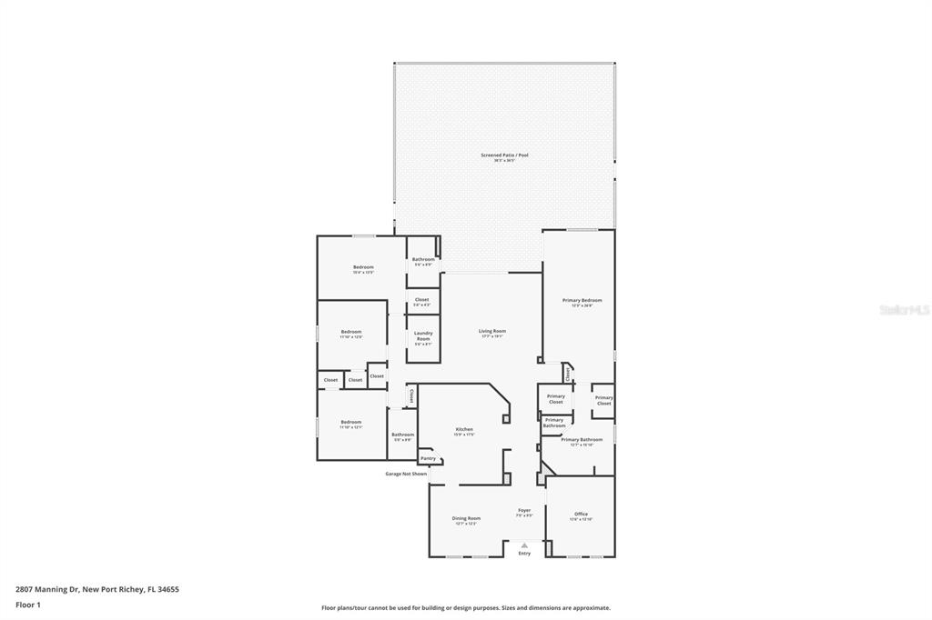 2807 Manning Drive Trinity, FL 34655 - Photo 46 of 48 a picture of floor plan