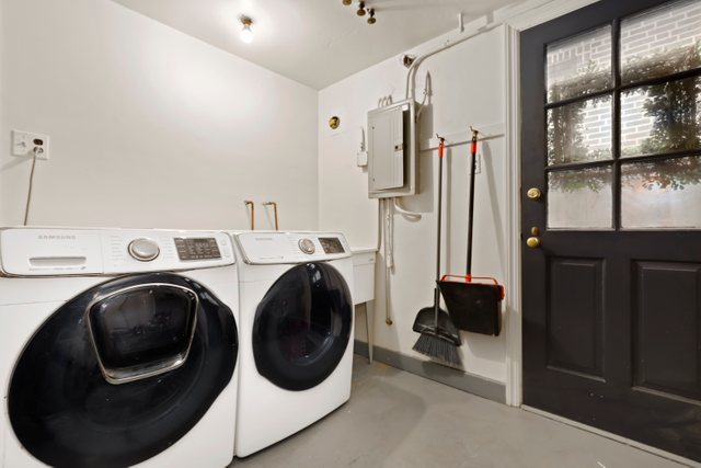 3022 Thayer Street Evanston, IL 60201 - Photo 14 of 23 a utility room with dryer and washer
