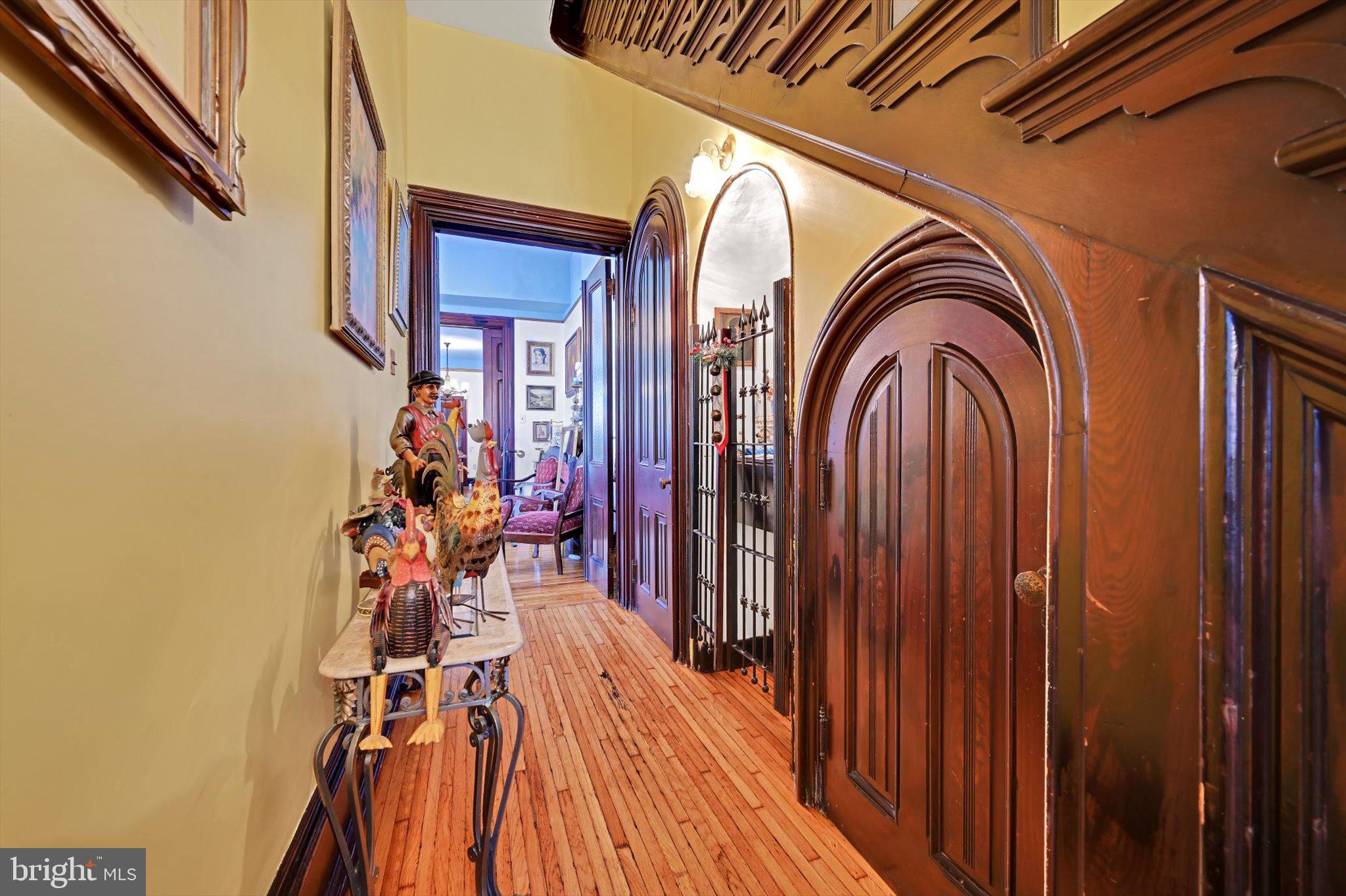226 South 5th Street Reading, PA 19602 - Photo 42 of 47 a view of a entryway with wooden floor and stairs