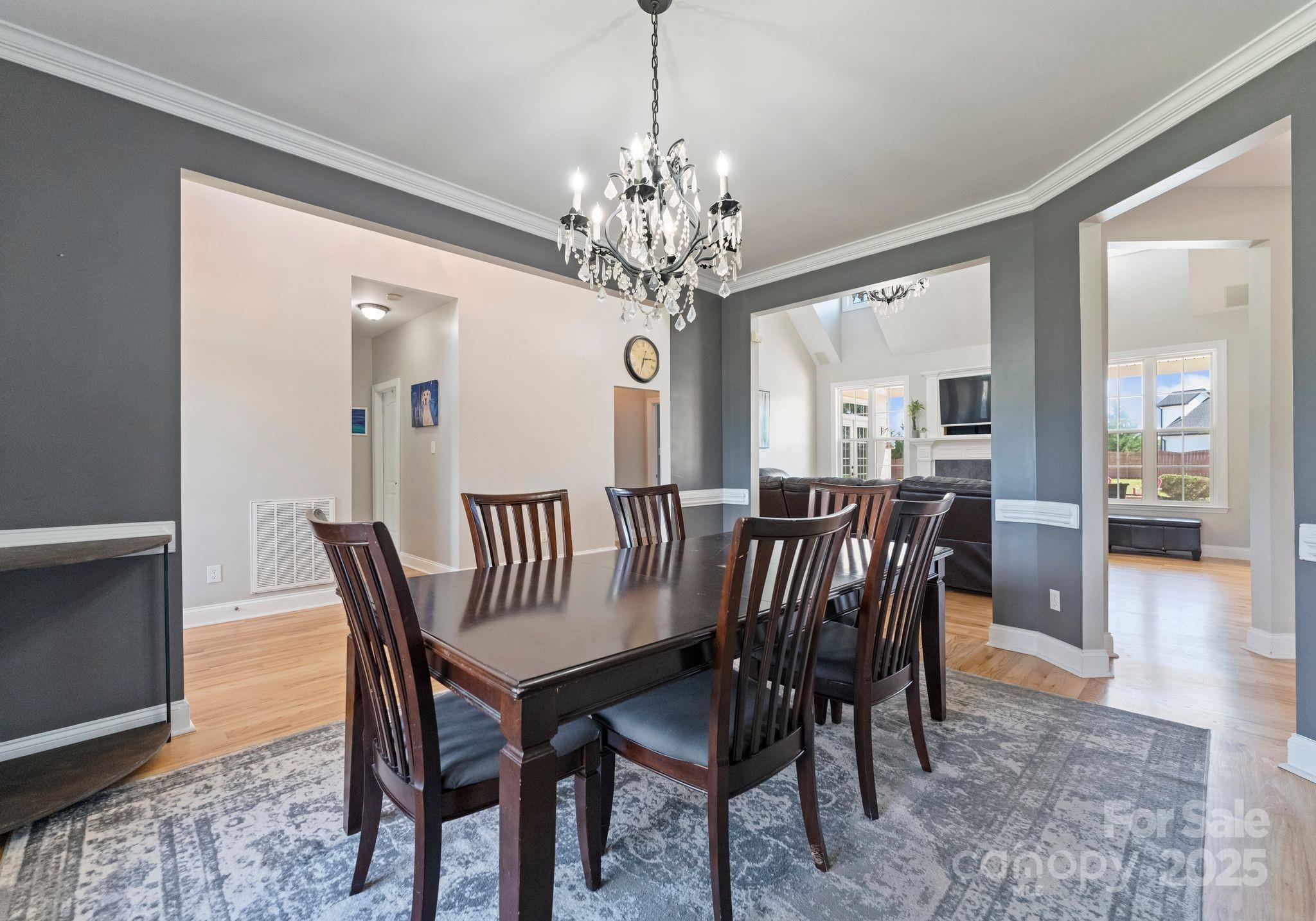 895 East Monbo Road Statesville, NC 28677 - Photo 13 of 44 a view of a dining room with furniture and window