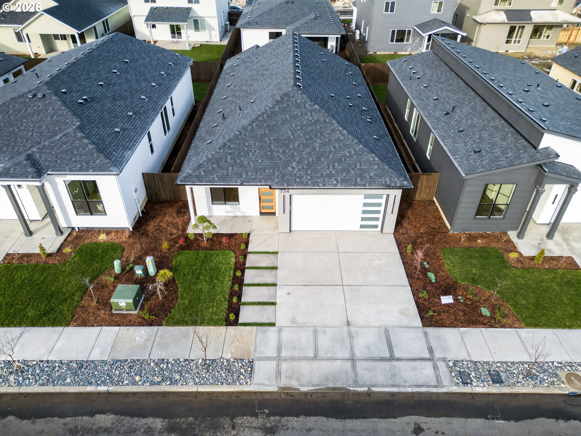 734 Southeast 35th Street Battle Ground, WA 98604 - Photo 41 of 42 an aerial view of a house