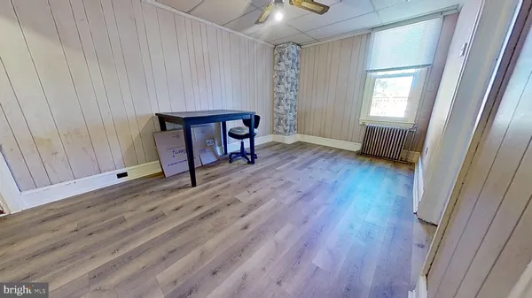 a view of wooden floor