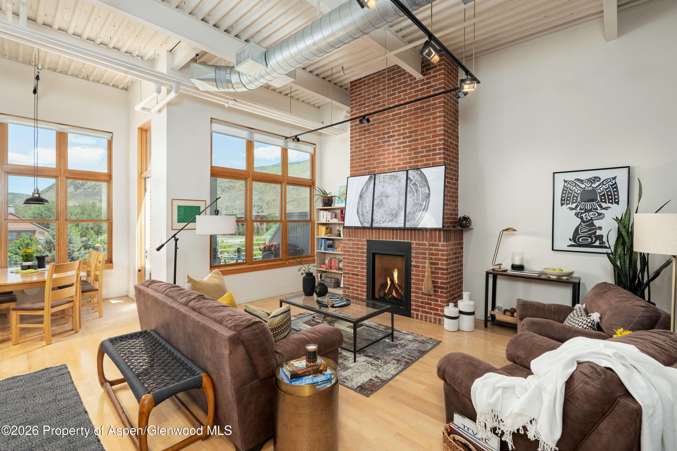 231 Robinson Street, Unit 320 Basalt, CO 81621 - Photo 1 of 22 Living Area towards windows/deck