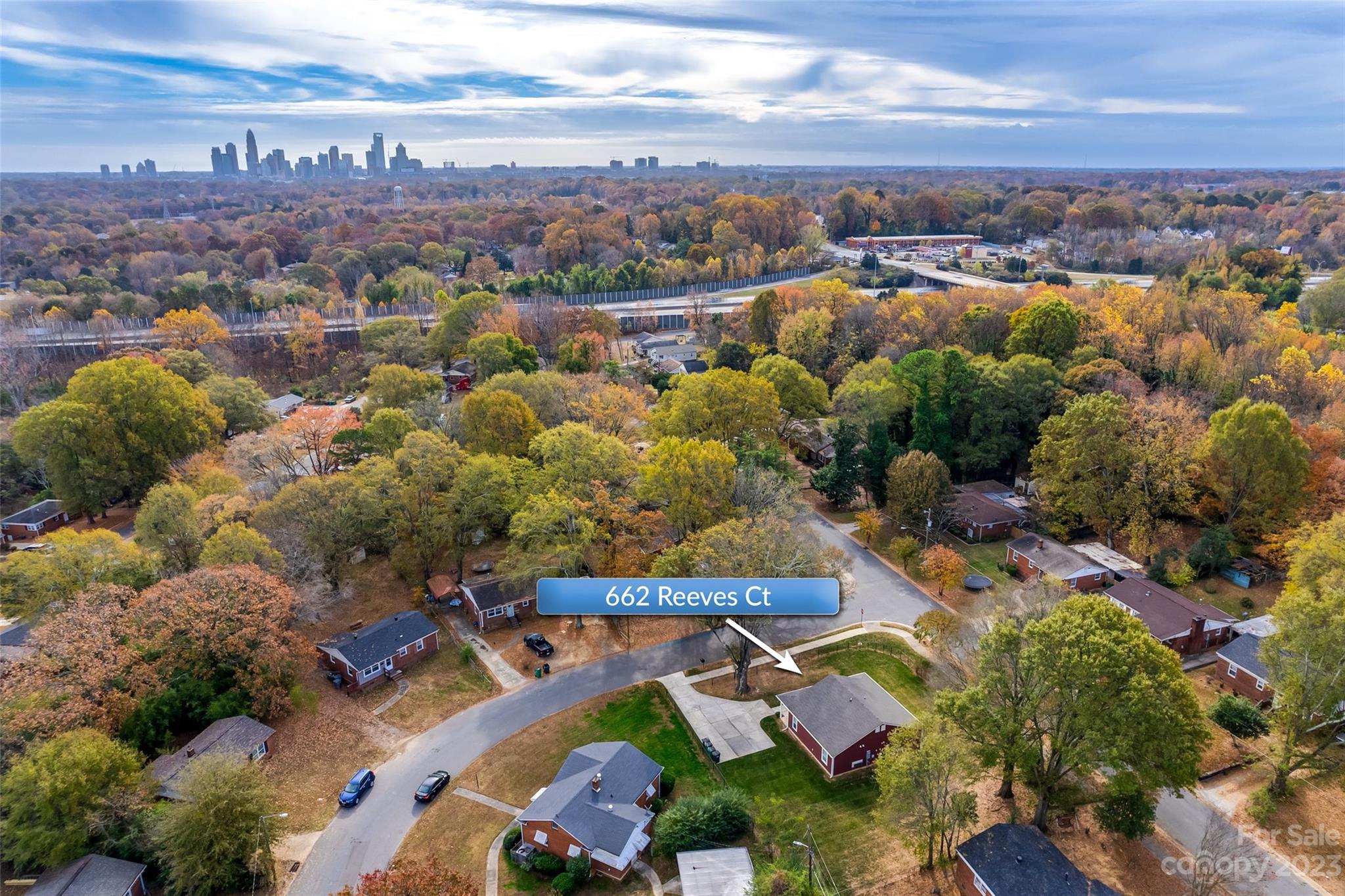 662-664 Reeves Court Charlotte, NC 28208 - Photo 12 of 12 an aerial view of multiple house