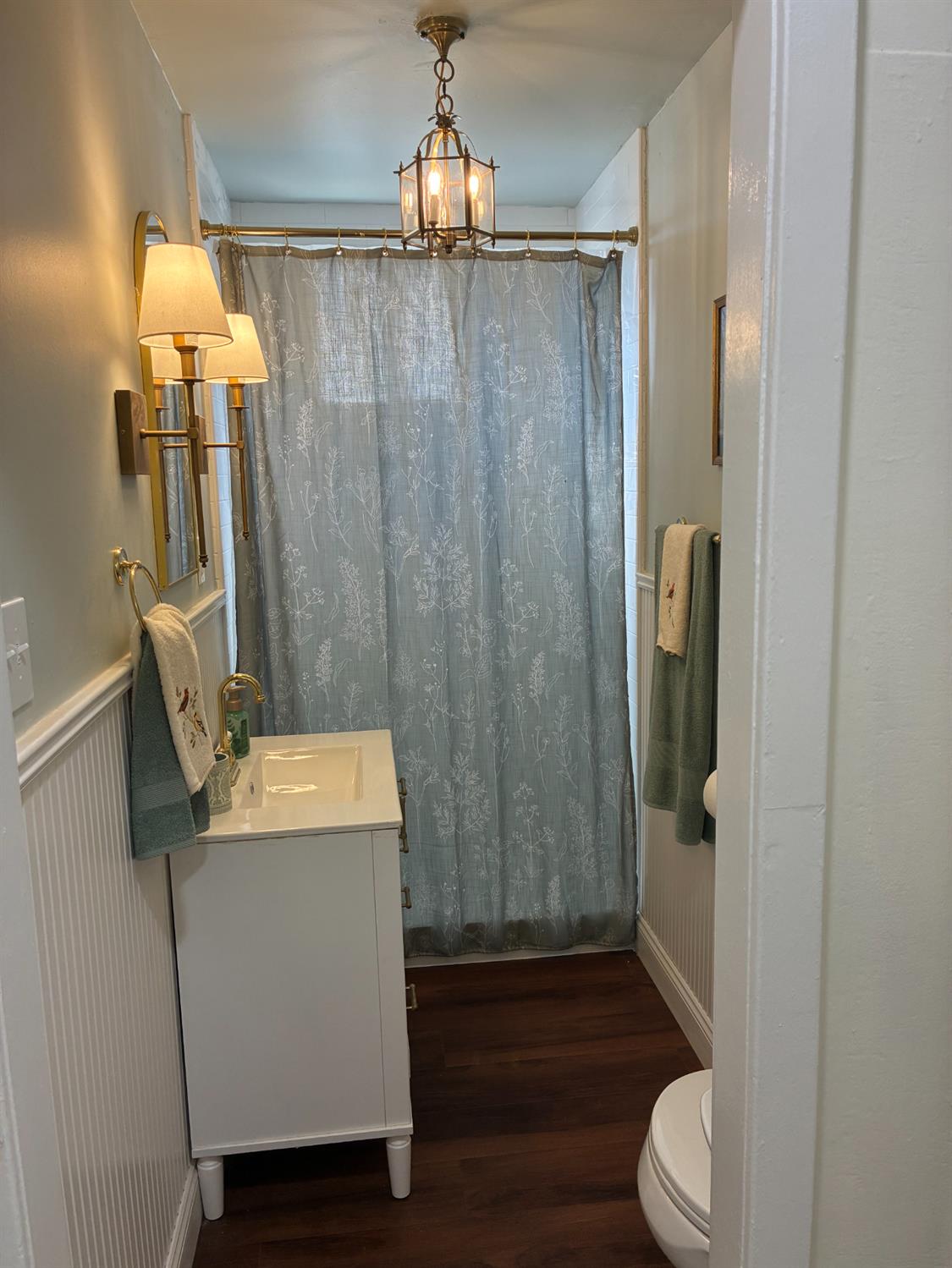 1659 Hazel Street Gridley, CA 95948 - Photo 31 of 70 a bathroom with a sink a toilet and shower