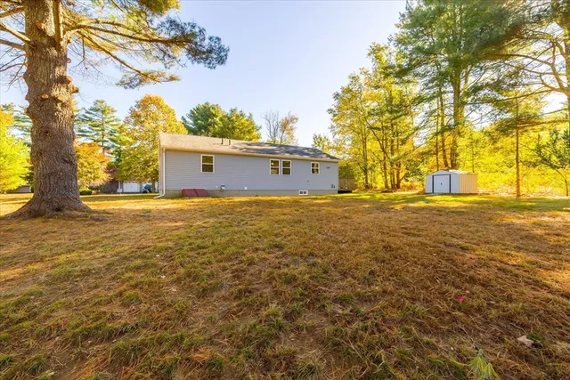 a view of backyard space