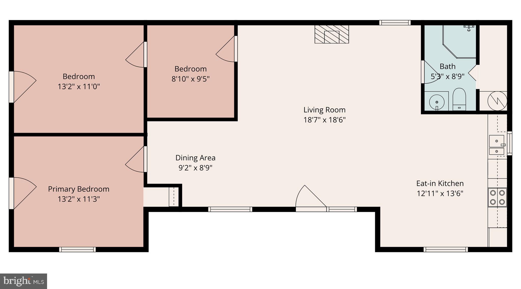 485 Airport Road Bethel, PA 19507 - Photo 38 of 71 a picture of a wall with a white wall and a white refrigerator