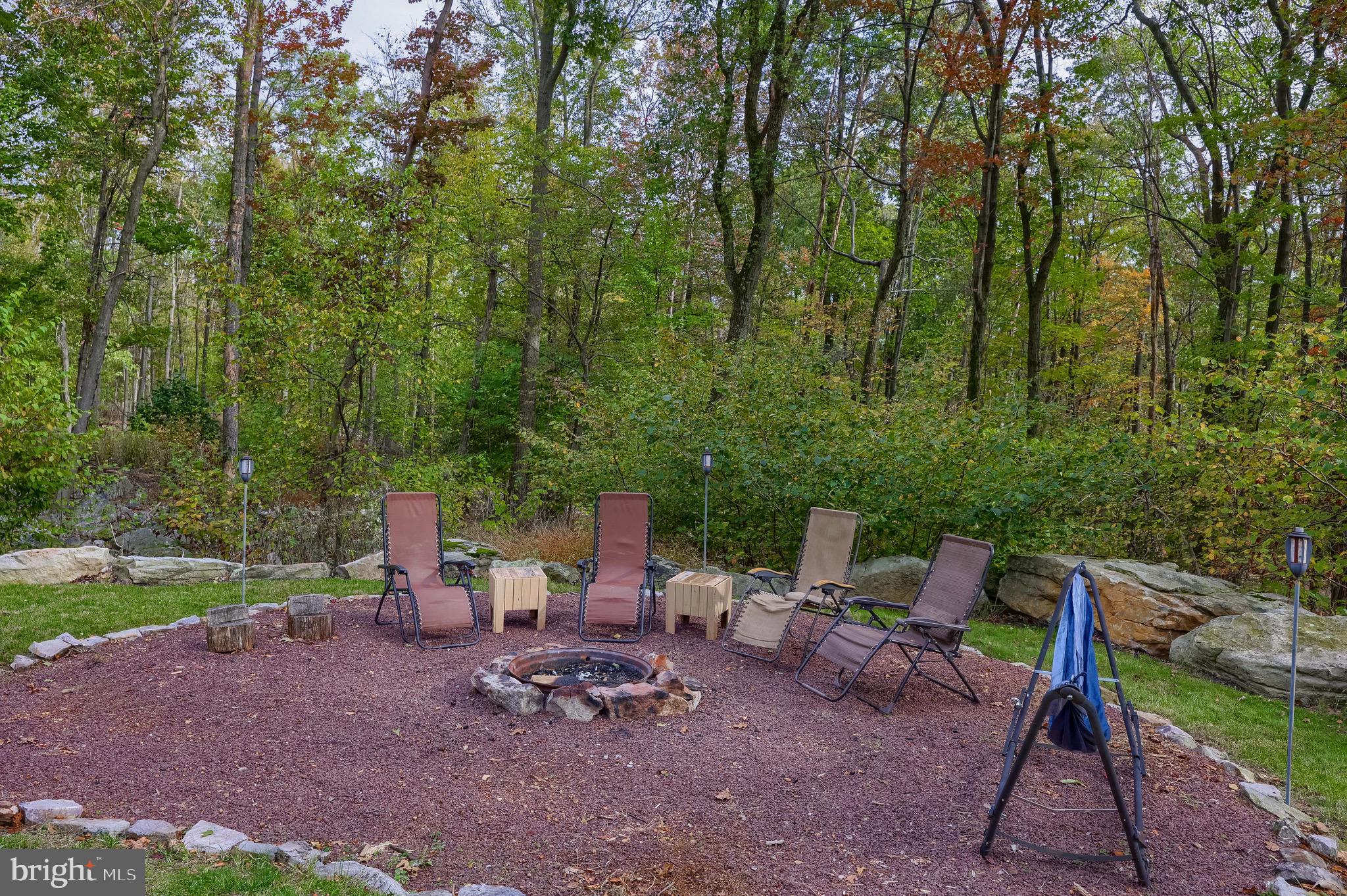 485 Airport Road Bethel, PA 19507 - Photo 42 of 71 a view of backyard with outdoor seating and green space
