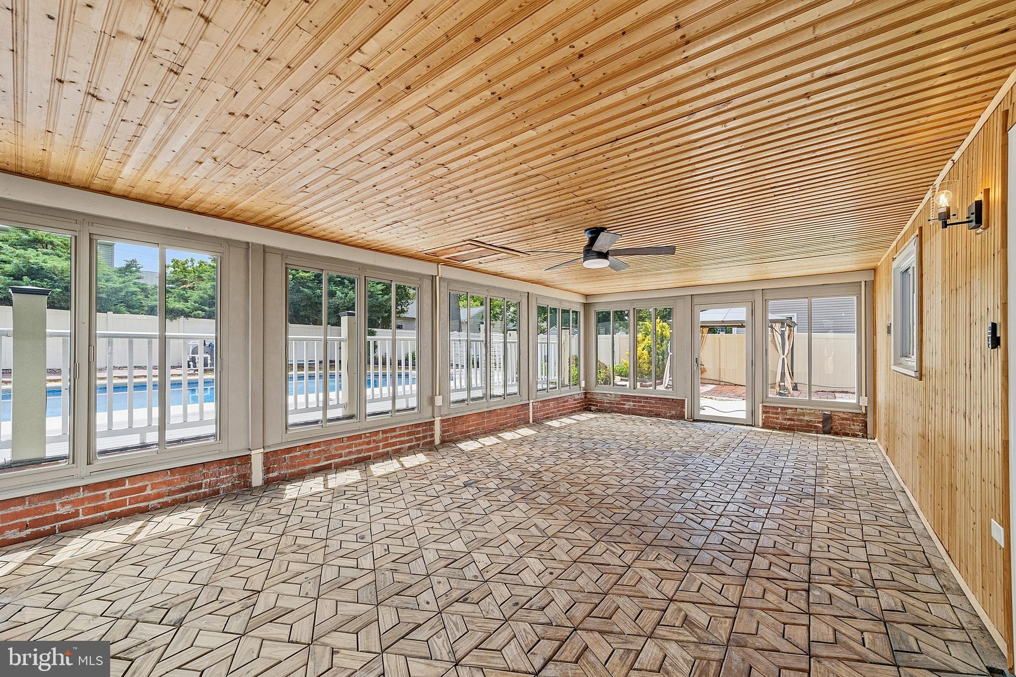 117 Harvest Road Cherry Hill, NJ 08002 - Photo 21 of 35 a view of a house with porch and wooden floor