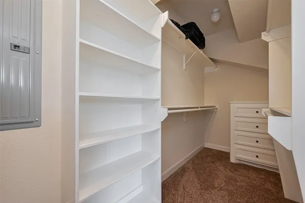 a view of walk in closet