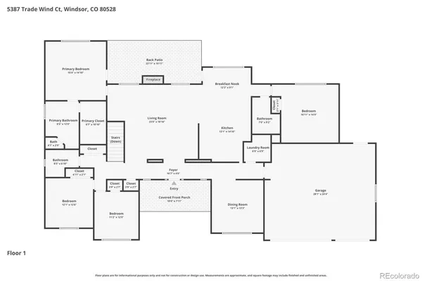 $1,075,000 | 5387 Trade Wind Court, Windsor, CO 80528