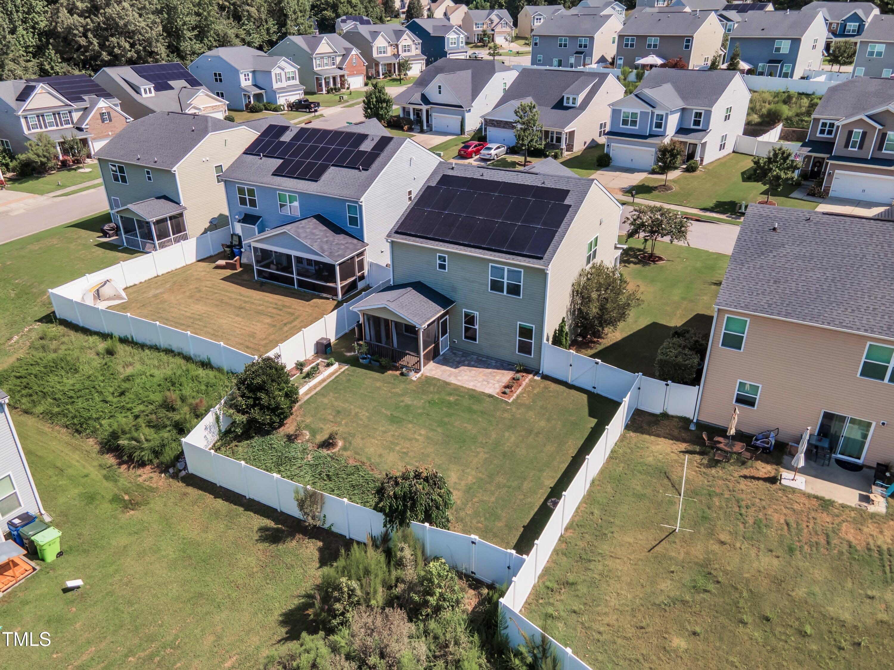 3519 Winding Walk Court Raleigh, NC 27616 - Photo 2 of 43 an aerial view of a house with swimming pool and outdoor space