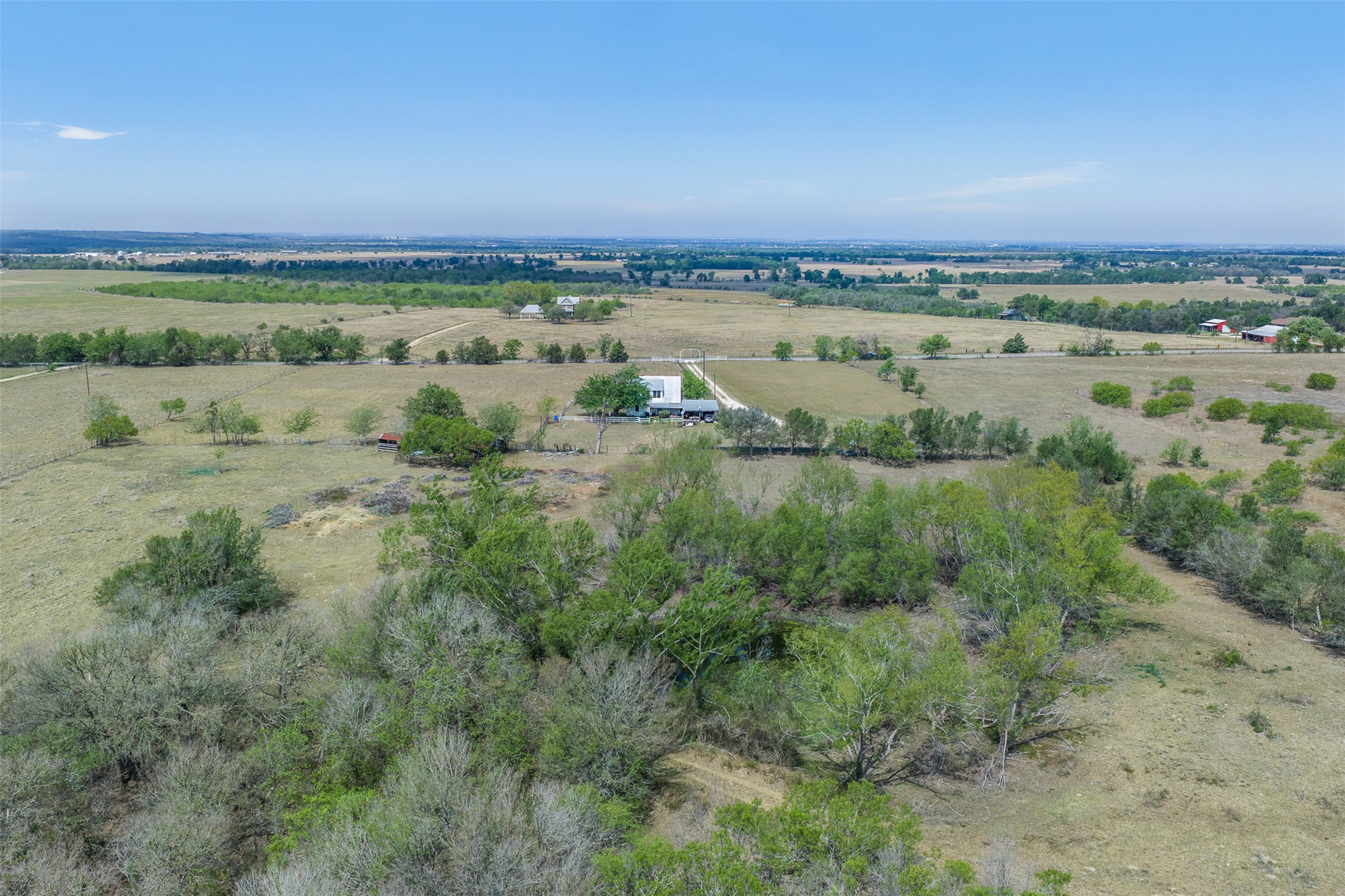 763 Upper Elgin River Road Elgin, TX 78621 - Photo 35 of 40 Aerial view of sparsely populated area