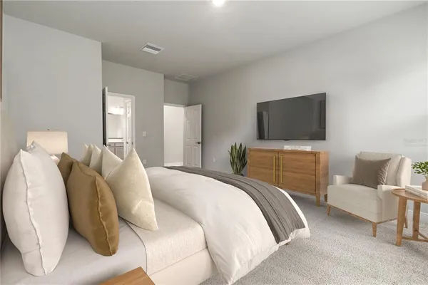 a view of an empty room