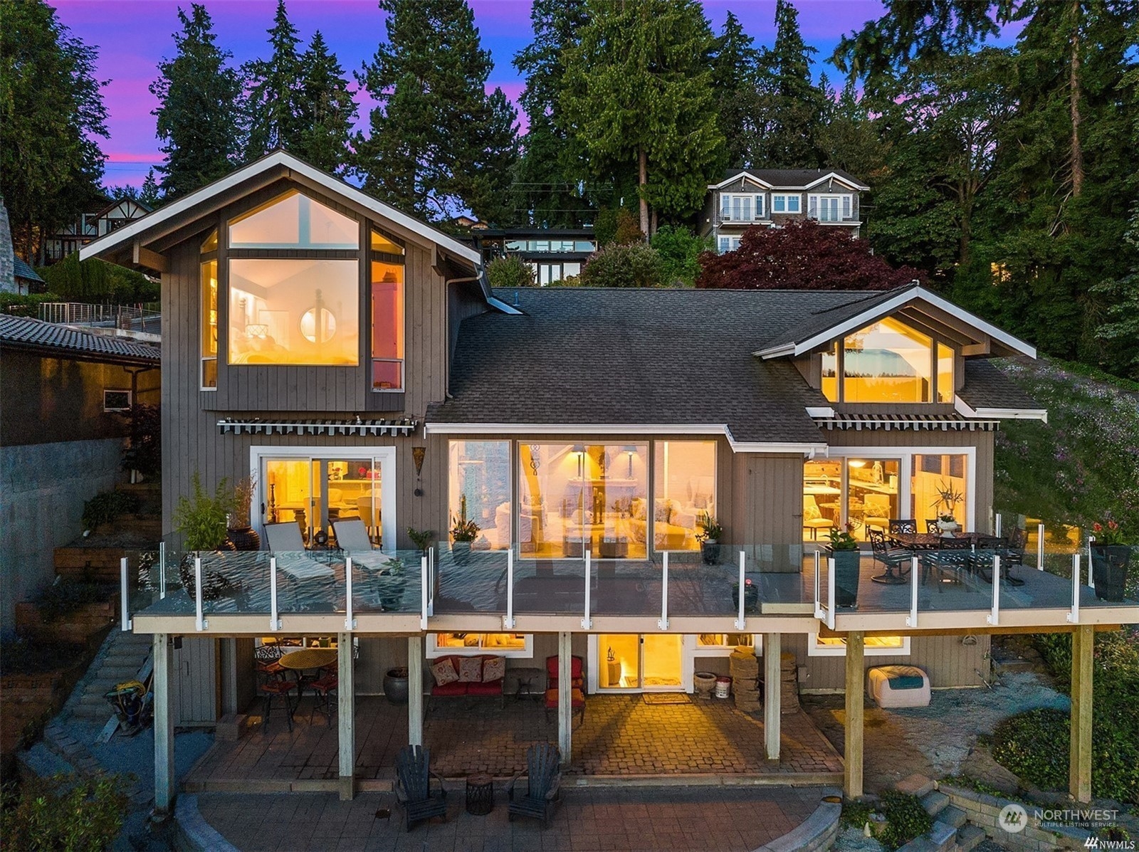 16035 Inglewood Road Northeast Kenmore, WA 98028 - Photo 1 of 1 an outdoor space with swimming pool and furniture