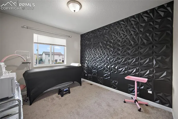 a room with furniture