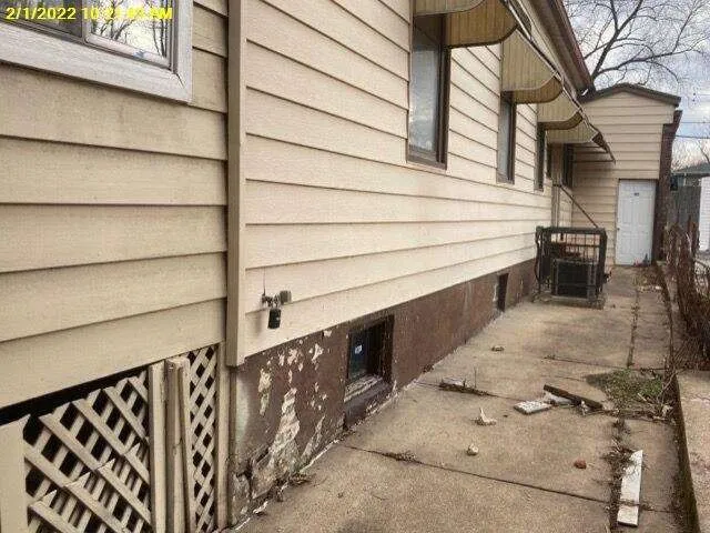 a view of a house with a window