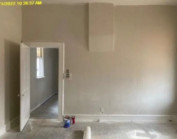 a view of a door of the house