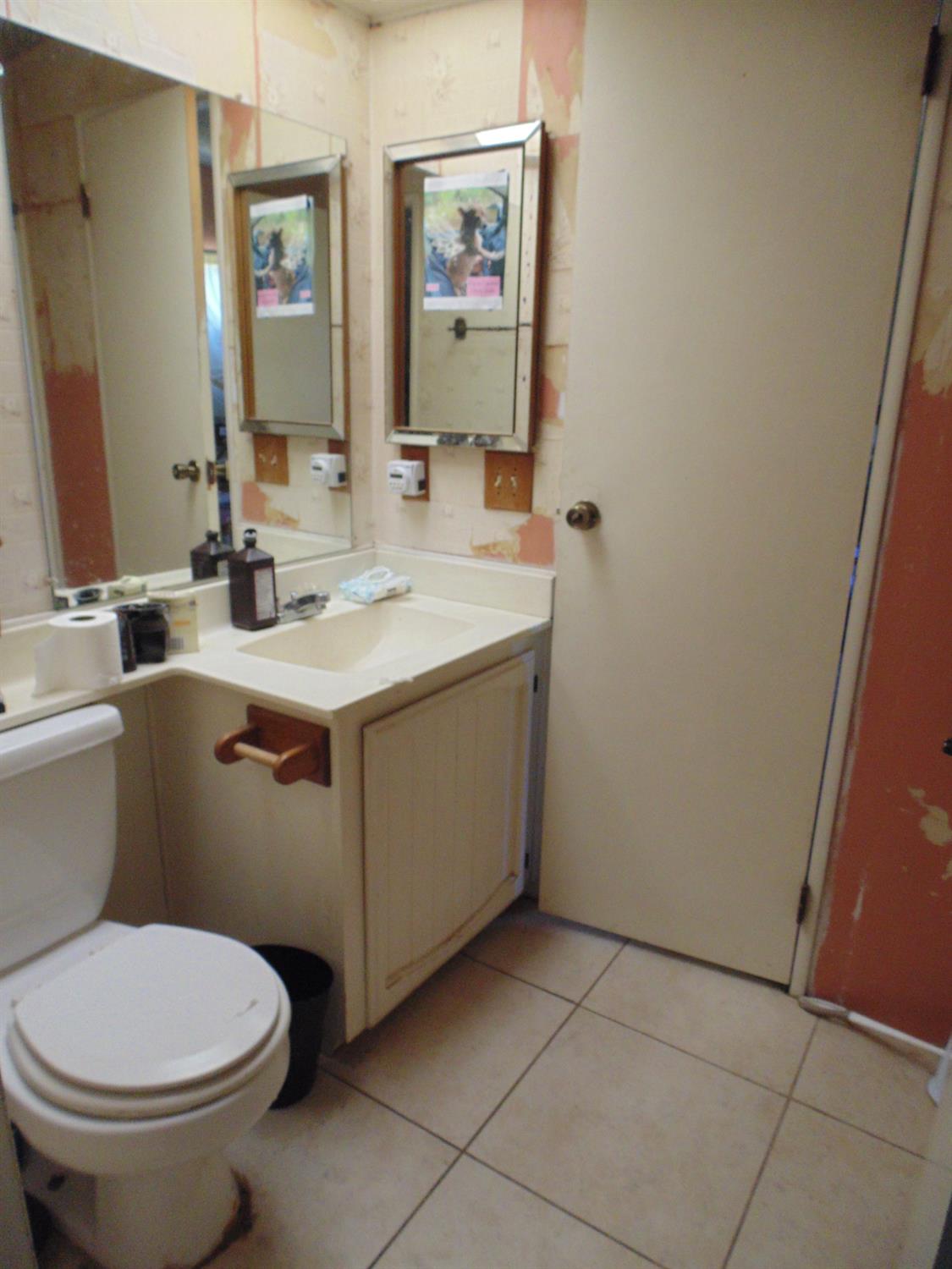 4161 Ginger Road Garden Valley, CA 95633 - Photo 22 of 32 a bathroom with a sink toilet and mirror