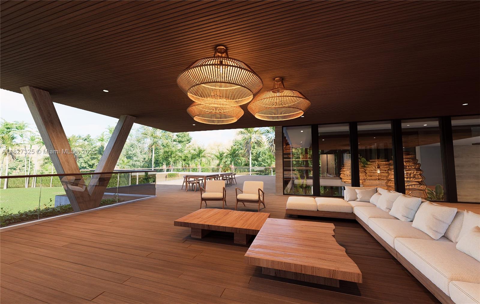 16825 Berkshire Court Southwest Ranches, FL 33331 - Photo 22 of 32 a living room with furniture and a large window