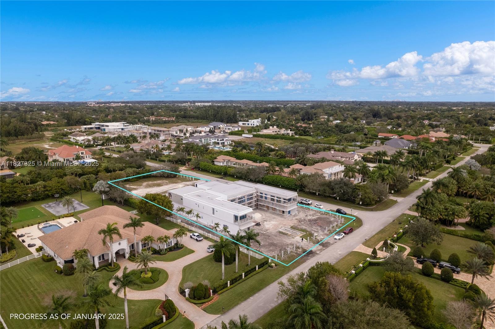 16825 Berkshire Court Southwest Ranches, FL 33331 - Photo 24 of 32 an aerial view of residential houses with outdoor space