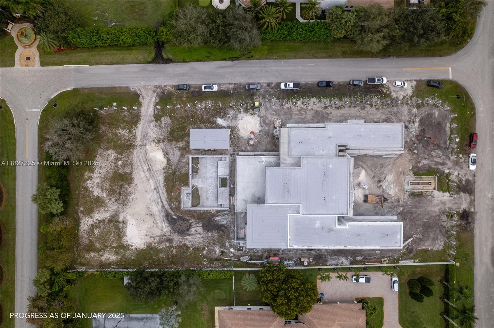 16825 Berkshire Court Southwest Ranches, FL 33331 - Photo 29 of 32 an aerial view of a house with a garden