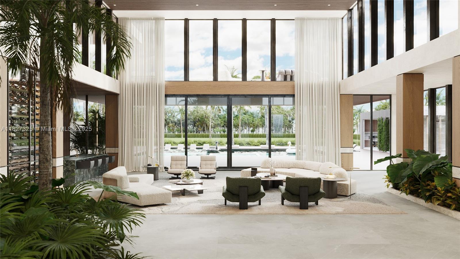 16825 Berkshire Court Southwest Ranches, FL 33331 - Photo 4 of 32 a very nice looking living room with a large window and a white table