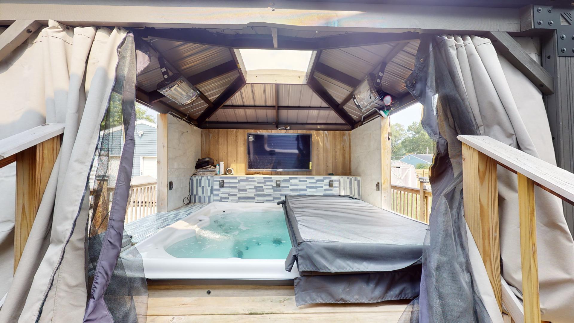 327 South 18th Street Chesterton, IN 46304 - Photo 26 of 29 a living room with furniture and a fireplace
