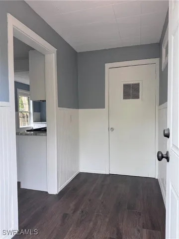 wooden floor in an empty room