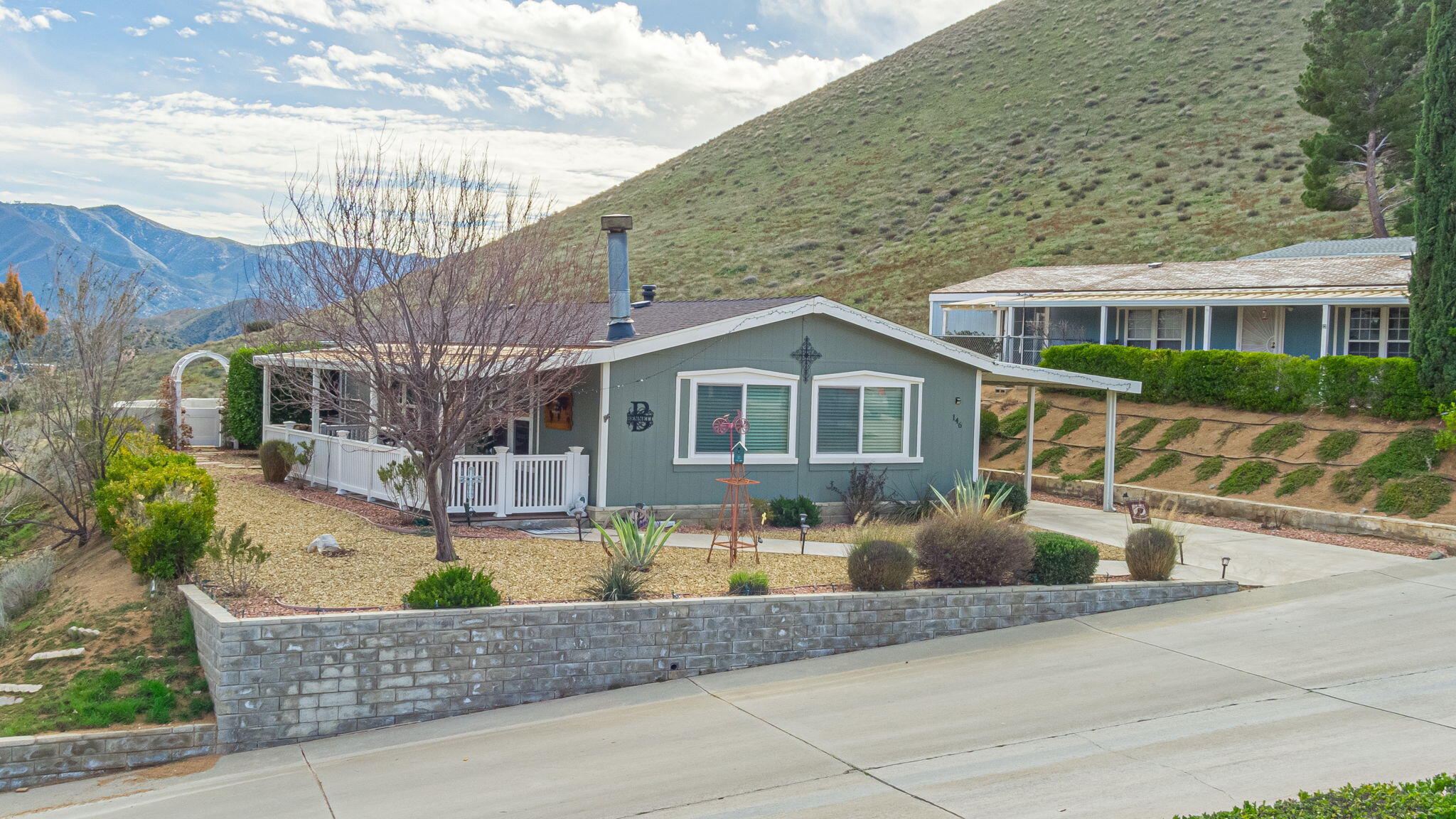 33105 Santiago Road Acton, CA 93510 - Photo 48 of 73 a front view of a house with a yard